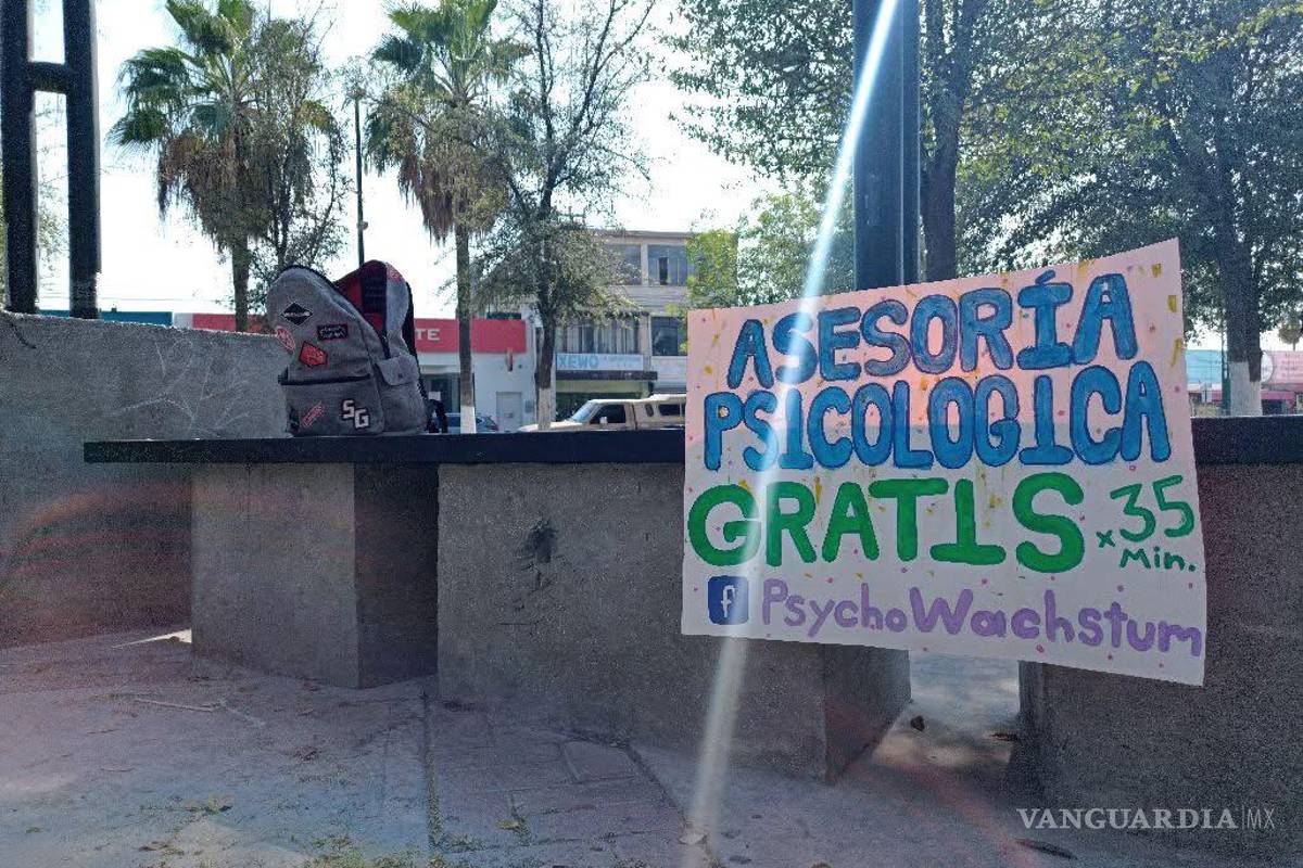 Recién egresado de Psicología ofrece asesoría gratuita en plaza de Monclova