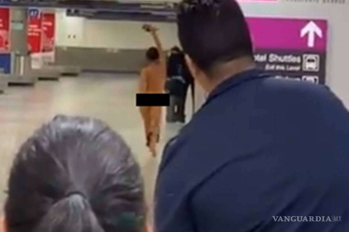 Mujer se hace viral luego de quitarse la ropa en aeropuerto de Miami (video)