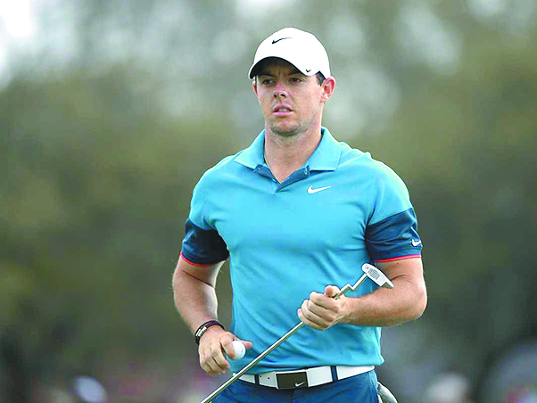 McIlroy se bajó de Abu Dabi por lesión
