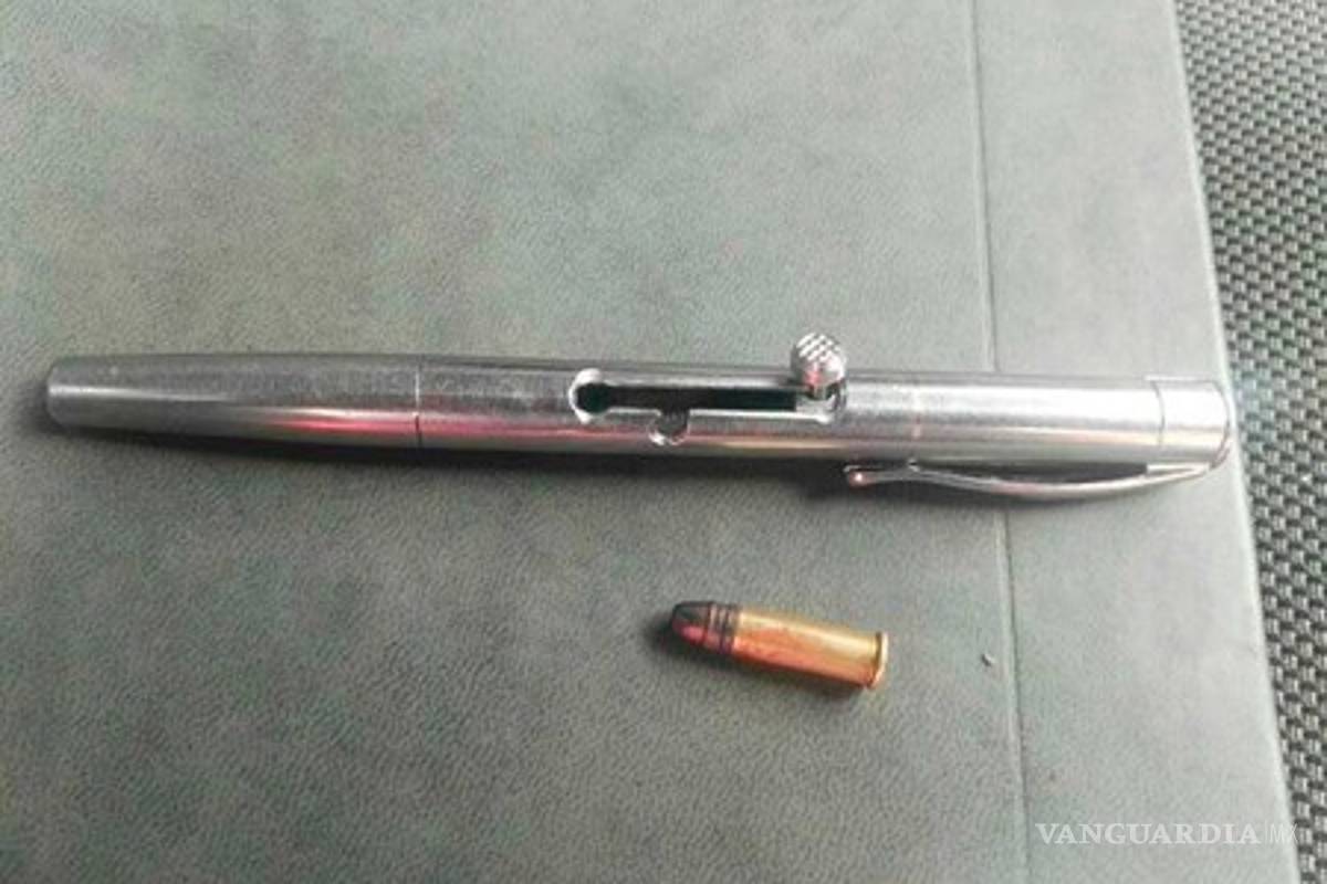 Pluma pistola... el arma que probablemente mató a Aideé y que se consigue por menos de mil pesos en Internet
