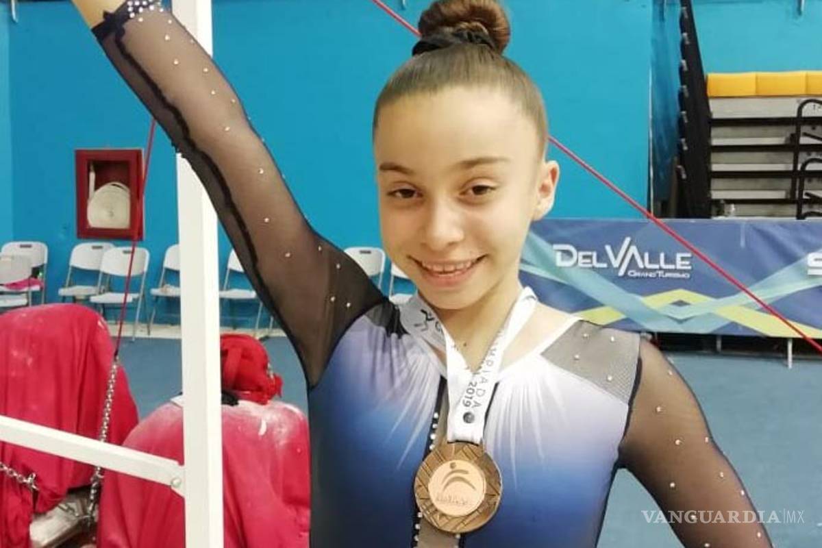 Triunfa gimnasta saltillense en Olimpiada Nacional
