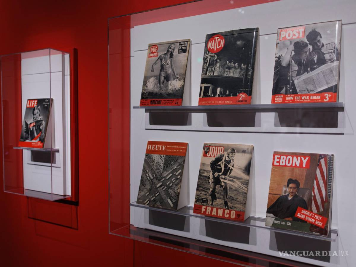 $!Las portadas de otras revistas influenciadas por el estilo de Life Magazine se exhiben en la exposición, ‘Life Magazine and the Power of Photography.
