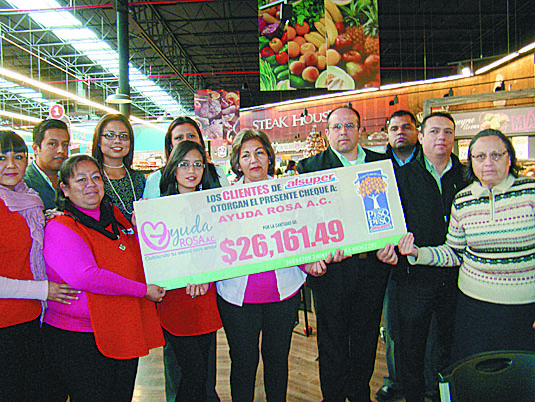 Entrega Alsuper donativo a fundación