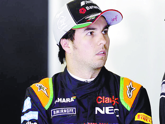 ‘Checo’ Pérez ausente en las prácticas de F1
