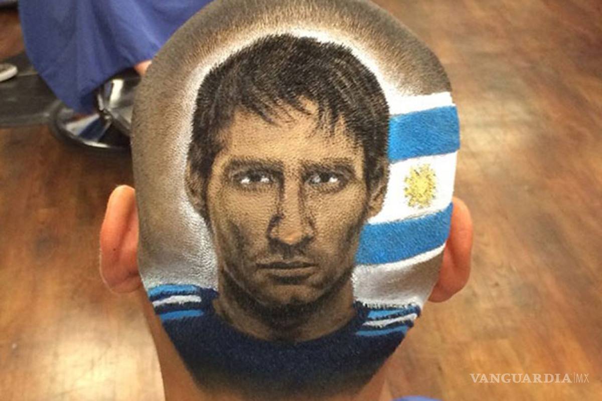 El rostro de Messi, ‘Chicharito’ y CR7 en cortes de cabello