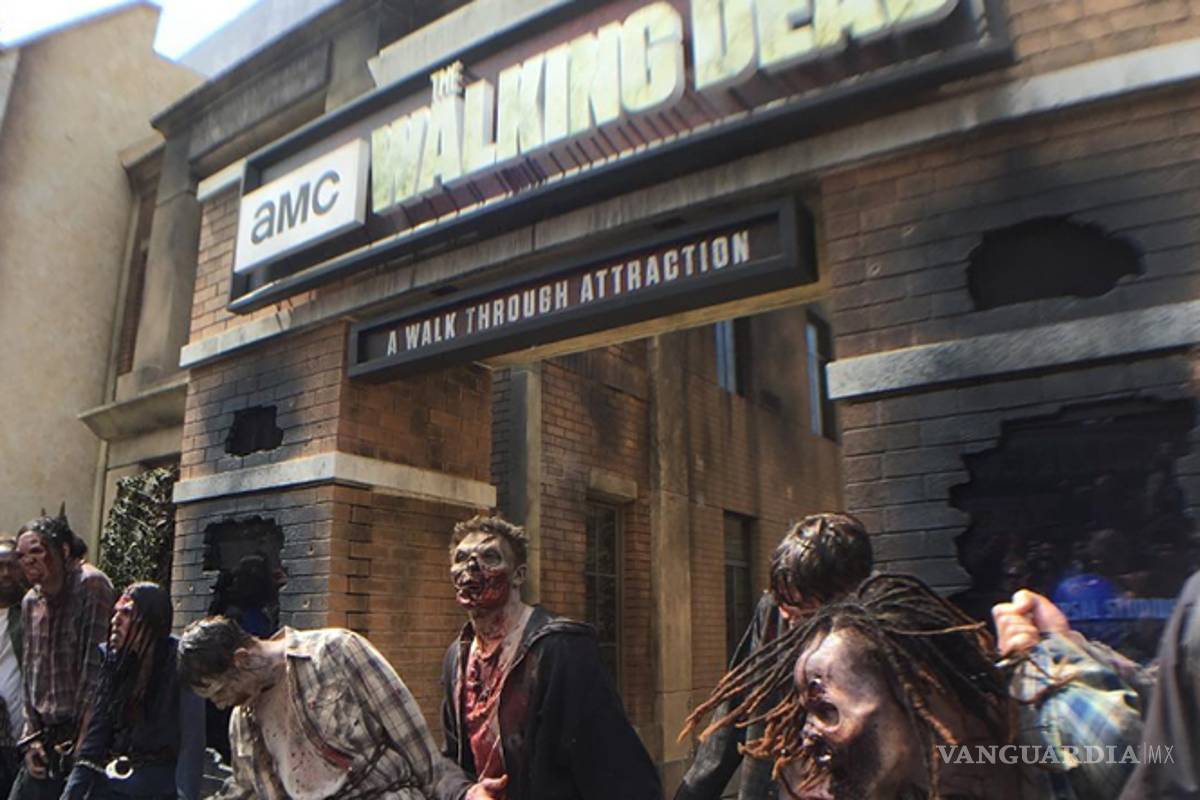 Inauguran atracción de ‘The Walking Dead’ en Hollywood