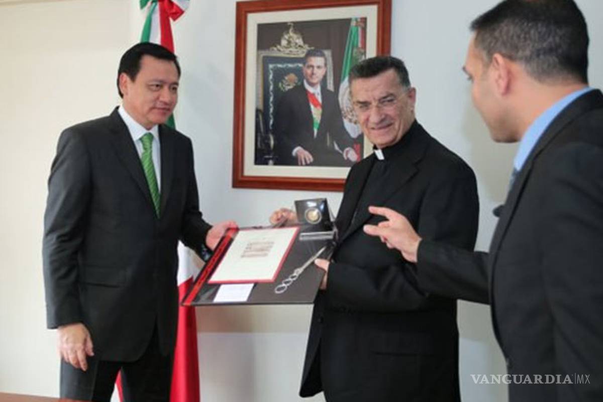 Osorio Chong y patriarca maronita dialogan sobre situación en Oriente Medio