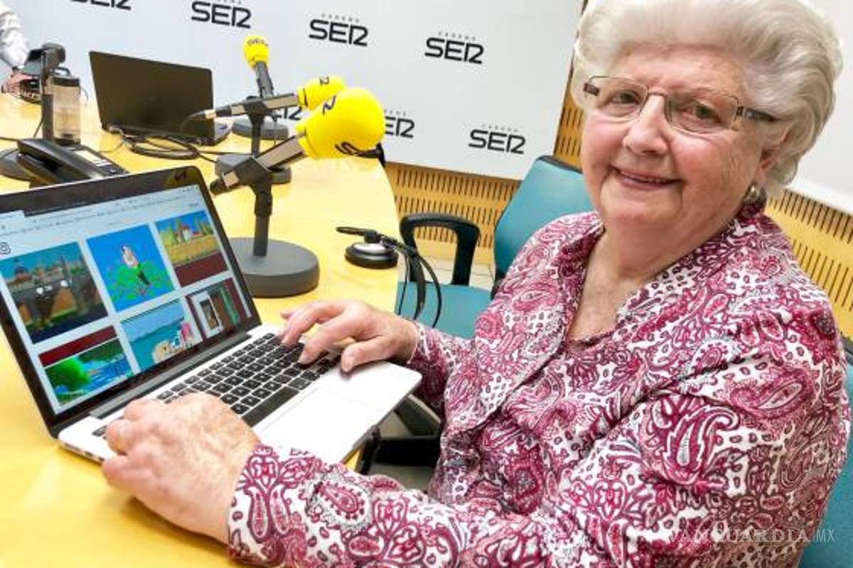 Abuelita crea cuadros ¡en Paint!