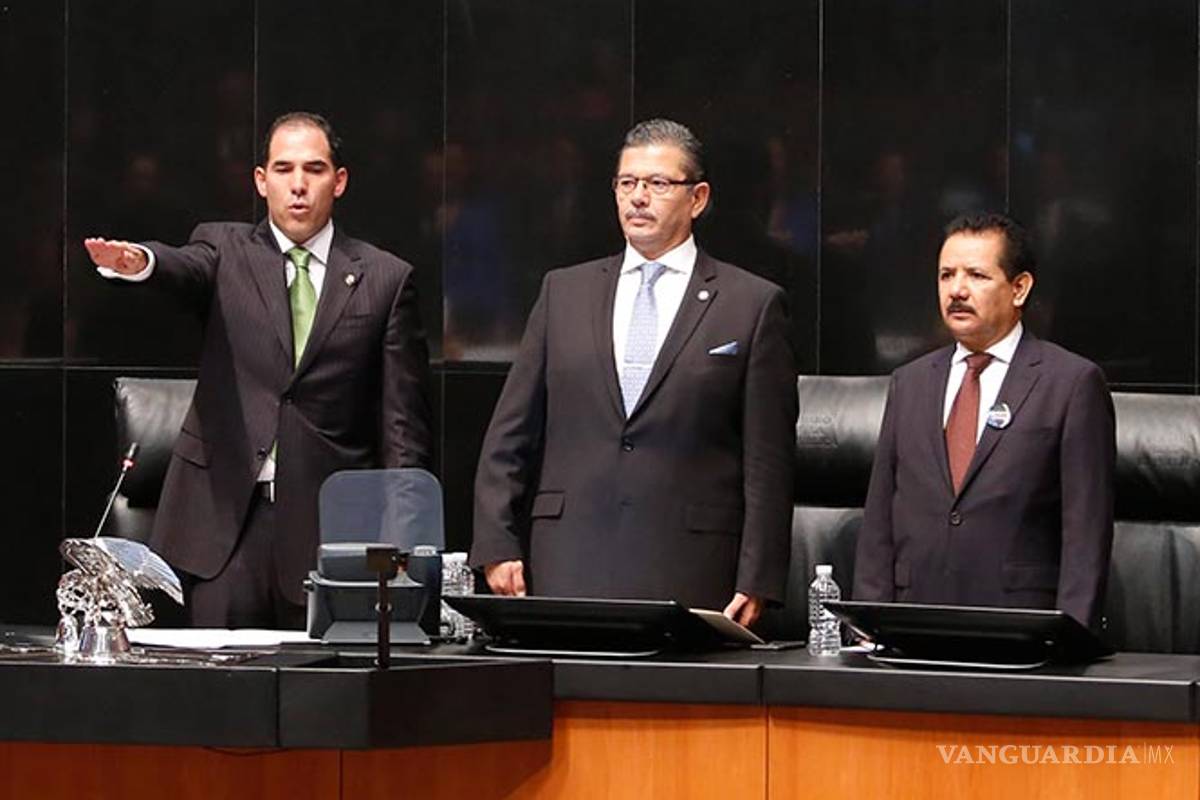Pablo Escudero rinde protesta como presidente del Senado