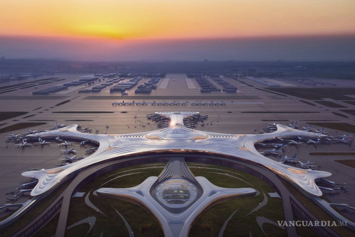 El Aeropuerto Internacional Harbin Taiping en China es un surrealista escenario interestelar