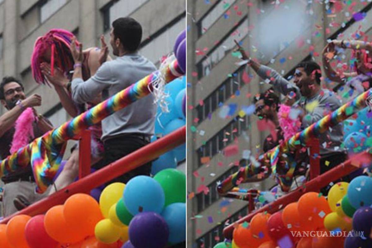 Alfonso Herrera celebra el orgullo gay en Sao Paulo