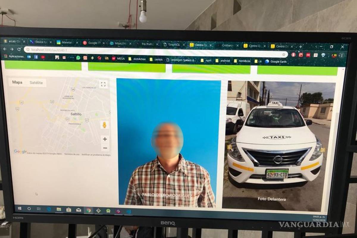 En Saltillo taxista viola a pasajera y lo localizan con GPS; ya se encuentra en el penal