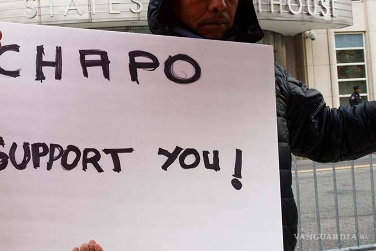 Mexicanos muestran apoyo a ‘El Chapo’ en EU