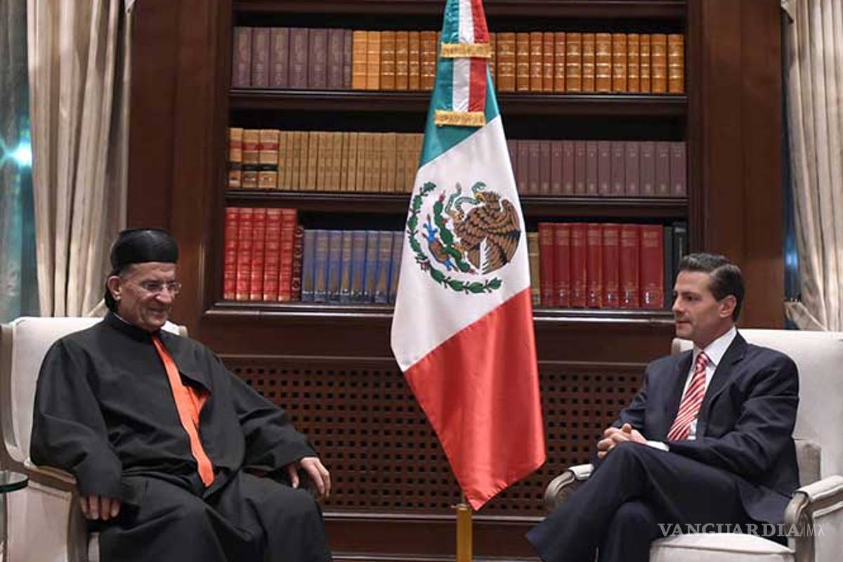 Peña Nieto se reúne con Patriarca Maronita
