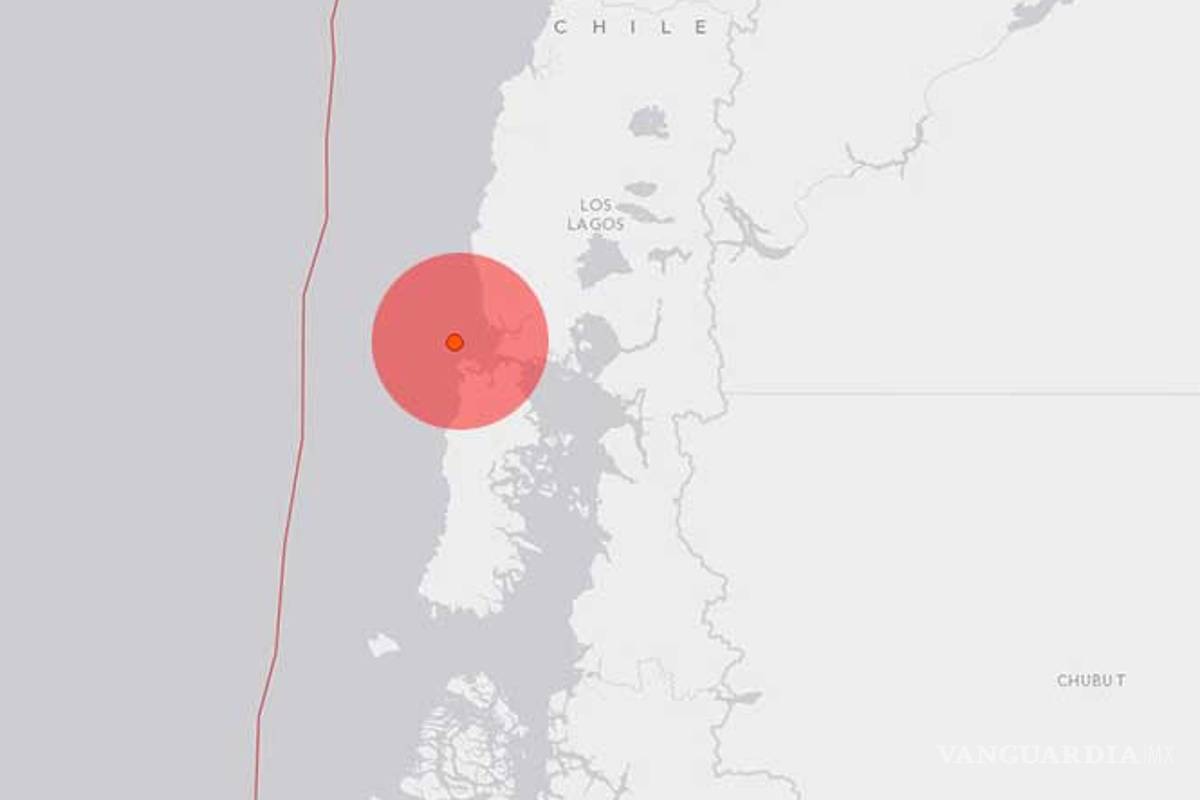 Sismo de magnitud 5.3 sacude el sur de Chile