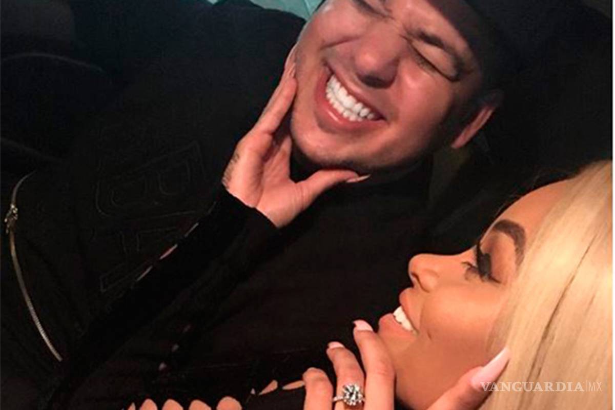 Rob Kardashian se compromete con Blac Chyna