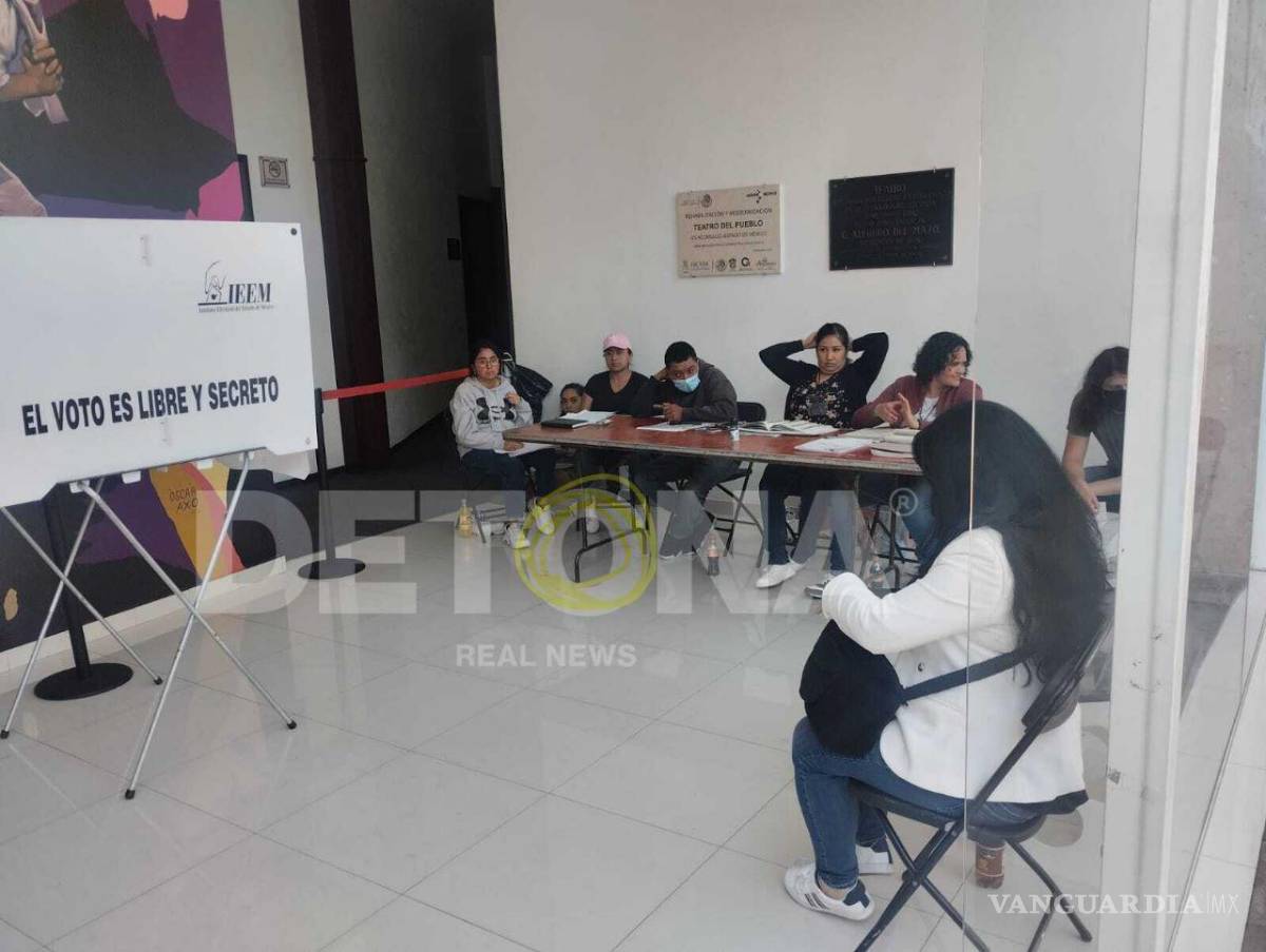 $!Votación en Atlacomulco, Edomex.