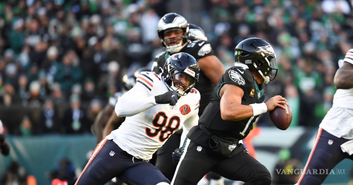 Bears vs Eagles: Chicago afronta el Monday Night Football sin Caleb Williams ante Filadelfia invicto