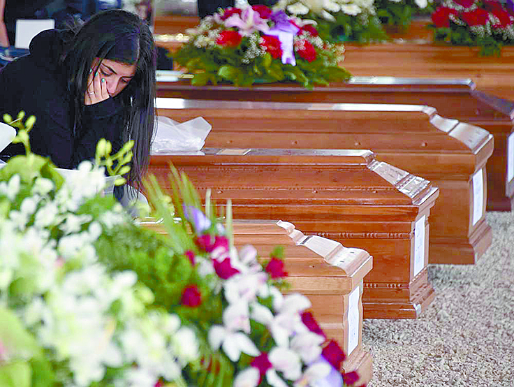 Amatrice despide a sus 231 víctimas del terremoto en un funeral de Estado