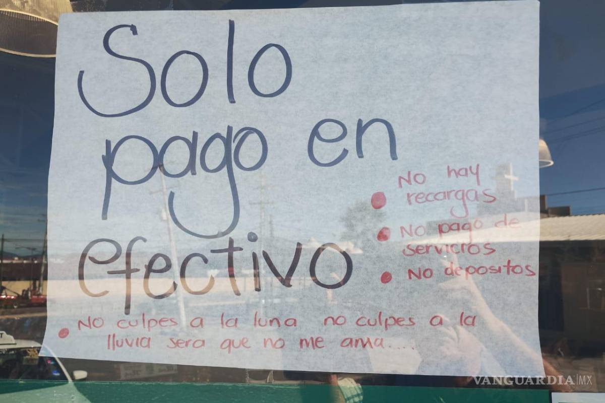 Saltillo: Tiendas Seven Eleven siguen con problemas para cobrar y realizar movimientos electrónicos