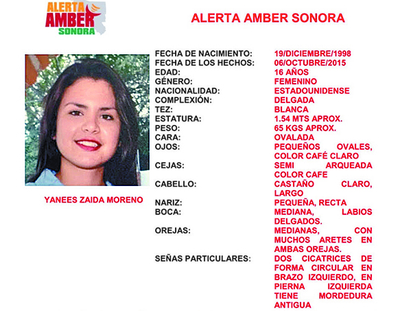 Desaparece una joven de Arizona