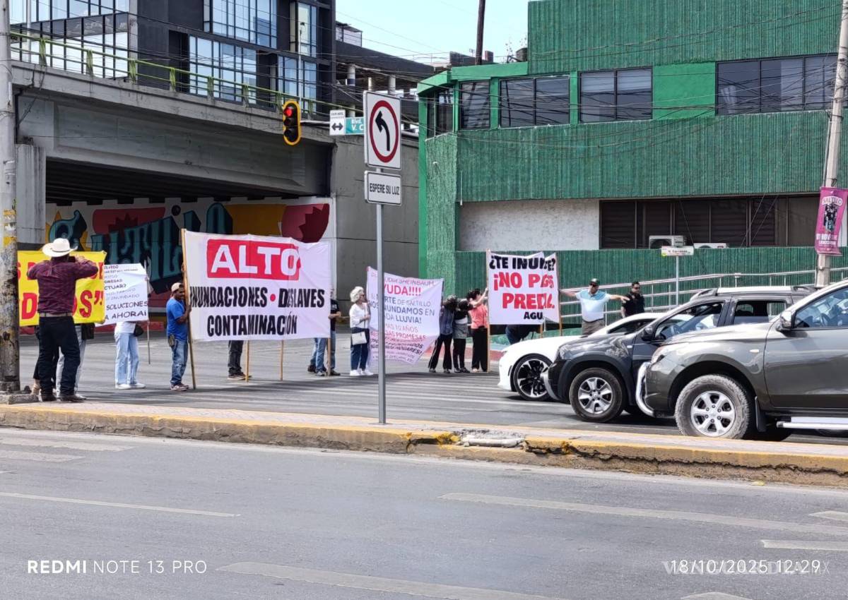 ‘No queremos que nos pase lo que pasó en Poza Rica, manifestaciones son llamados a la empatía’, vecinos del Norte de Saltillo