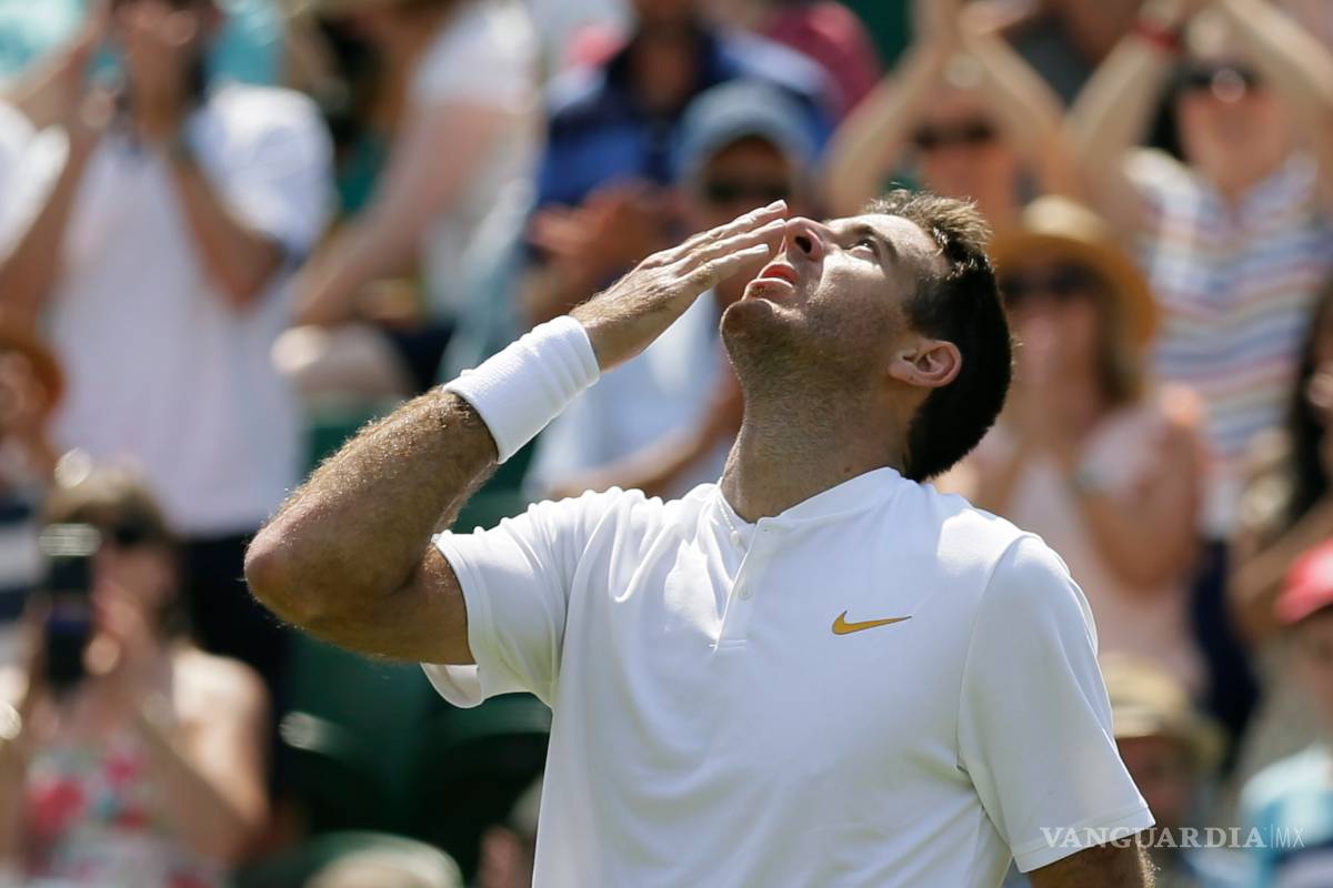 Del Potro mantiene el sueño y sigue su curso en Wimbledon