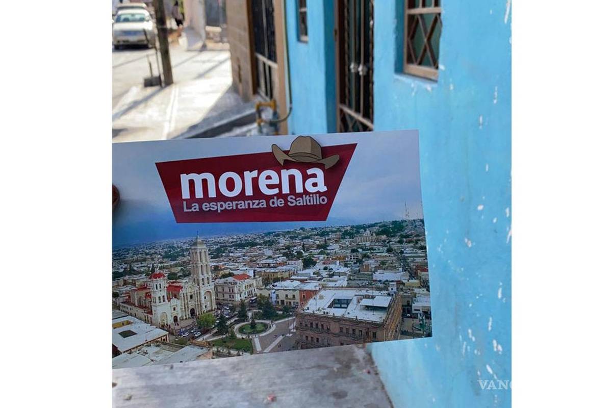 Sin denuncia el IEC por volante de Morena en Saltillo