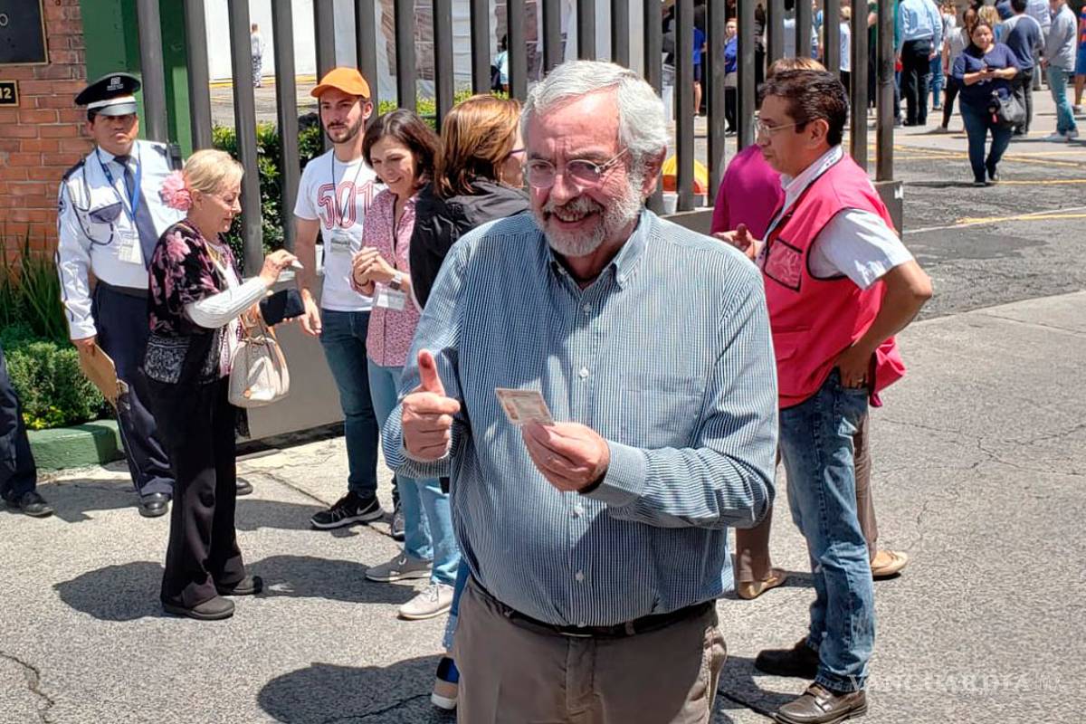 Rector de la UNAM sufraga y hace un llamado a la reconciliación