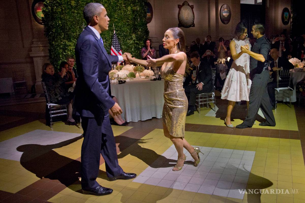 Obama y su esposa bailan tango en Argentina