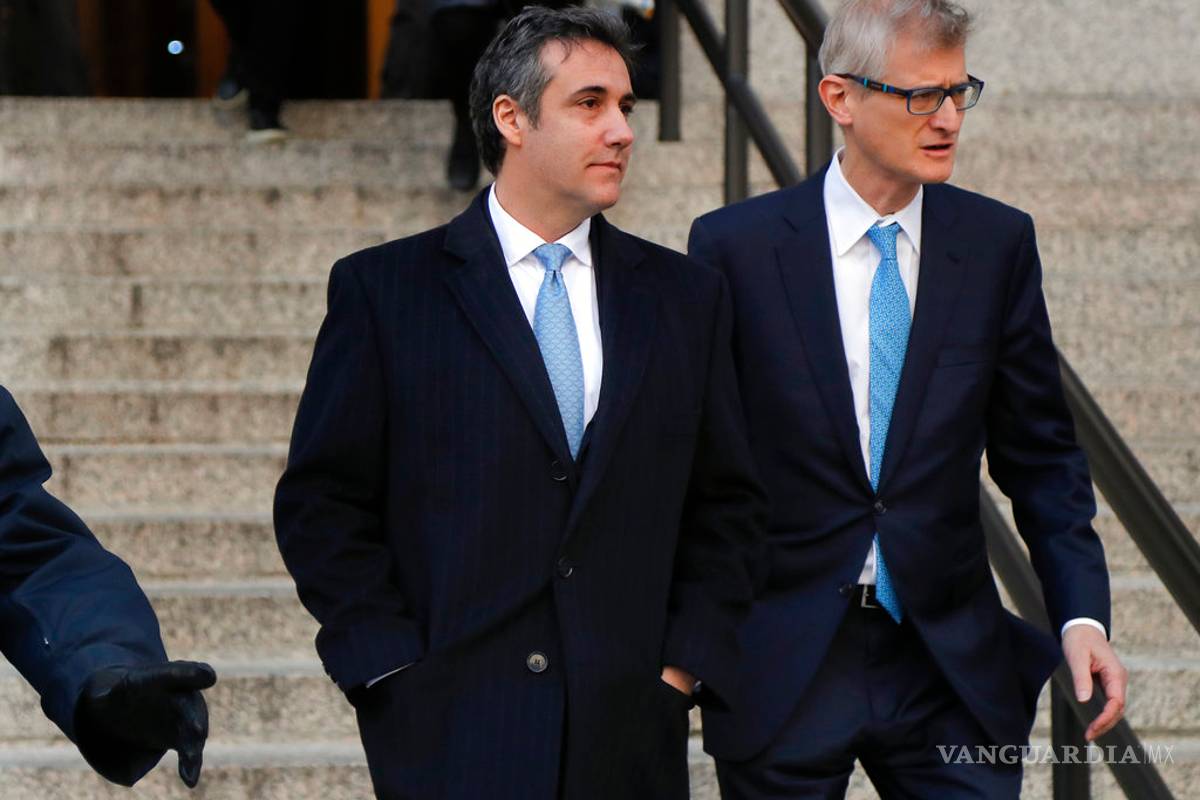 Exabogado de Trump pide al juez no imponerle cárcel cuando lo sentencie