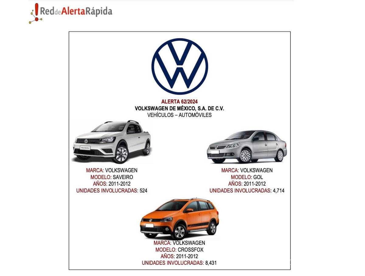$!Profeco emite múltiples alertas por fallas en autos; señala modelos de Audi, Chevrolet, Volkswagen y otras marcas