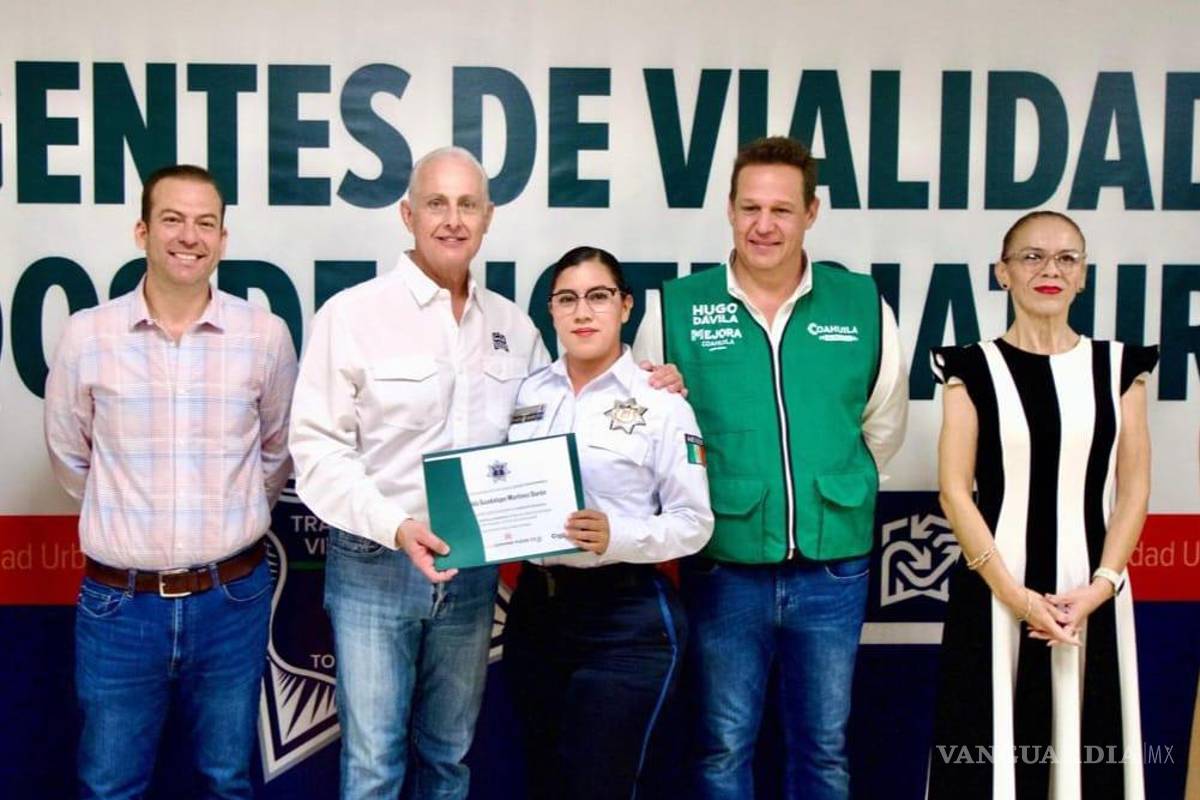 Reconocen a 14 agentes de Tránsito por concluir su licenciatura en Torreón