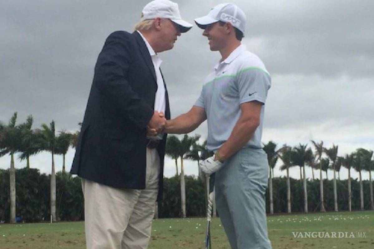 $!Rory McIlroy descarta volver a jugar con Donald Trump por no ser un buen lider