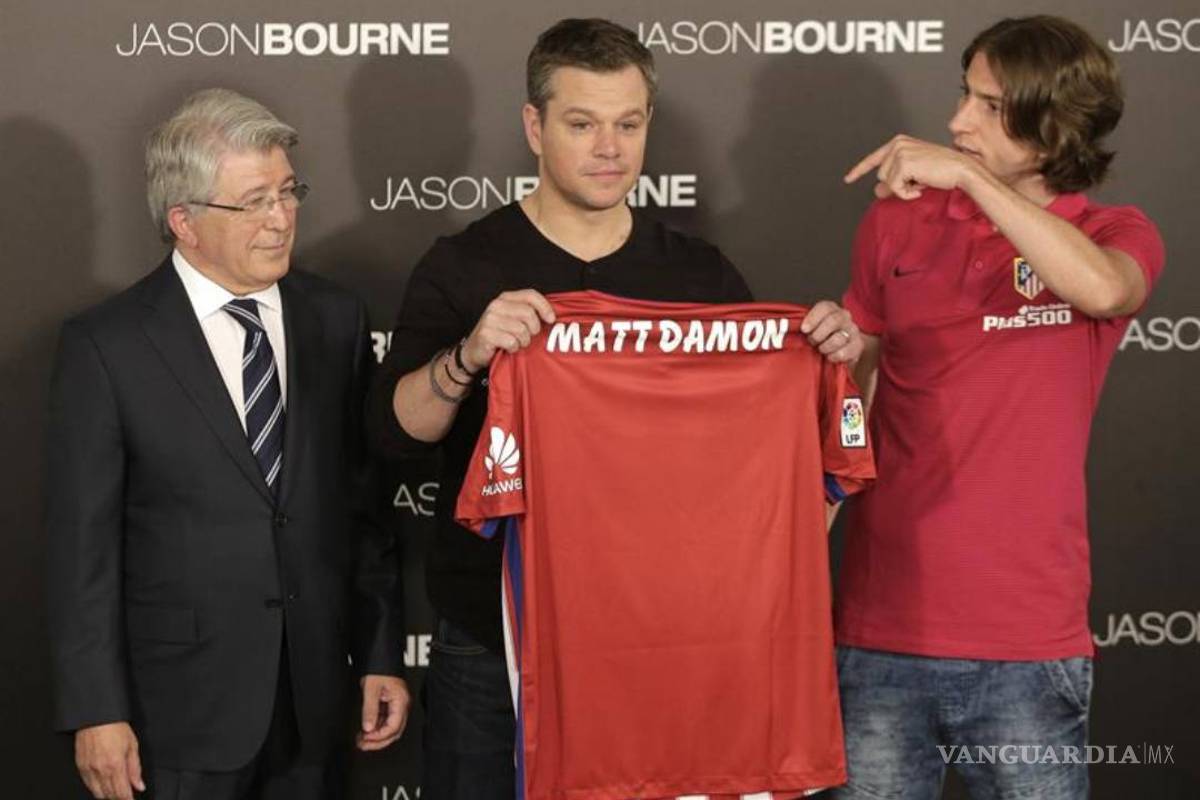 $!Matt Damon, el "fichaje del verano" del Atlético de Madrid