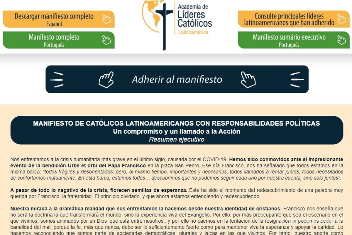 Hablan los políticos católicos