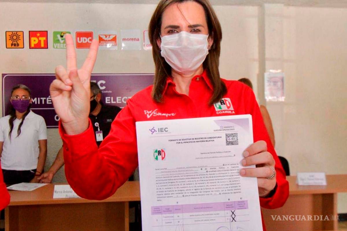 Se registra Guadalupe Oyervides para contender por el Distrito 5 del Norte de Coahuila