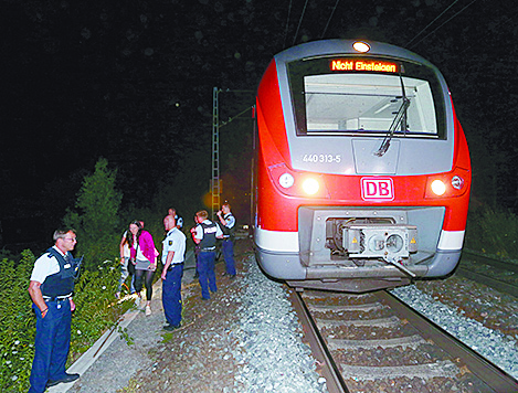 Afgano ataca a pasajeros de un tren en Alemania