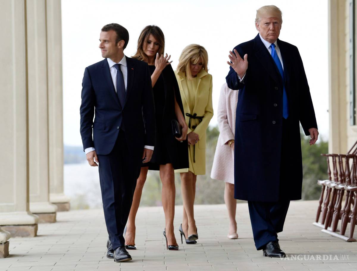 $!Donald Trump recibe a Macron por primera vez en la Casa Blanca