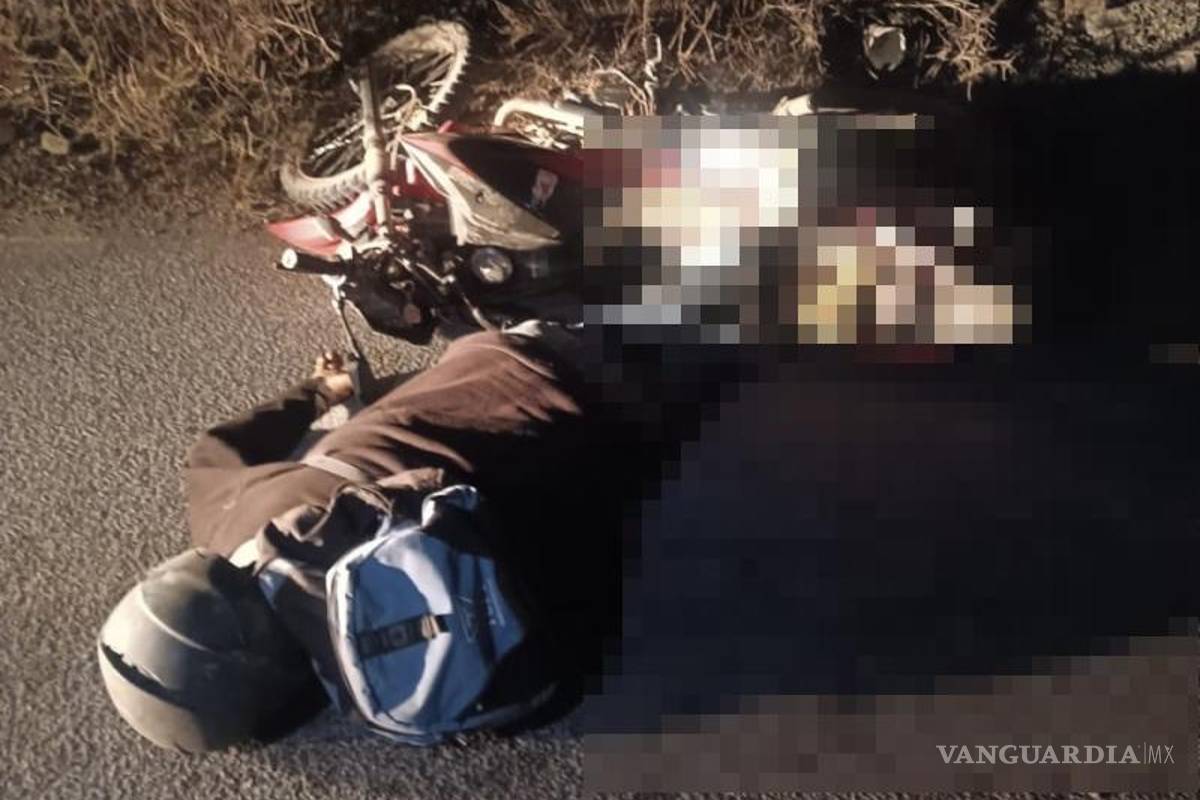 $!El hombre fue localizado junto a su motocicleta Kurasai en la madrugada de este sábado.