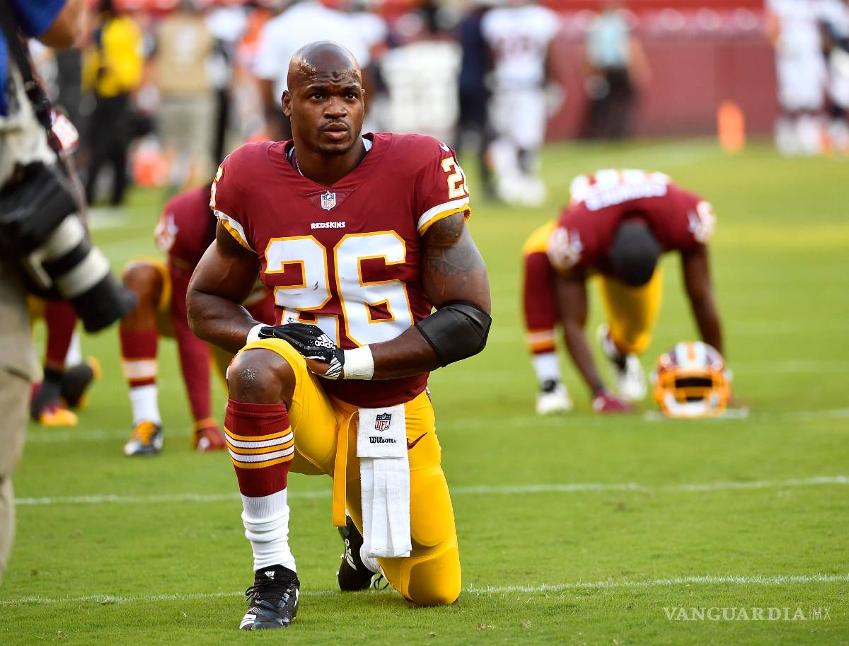 $!Peterson decide quedarse con los Redskins de Washington