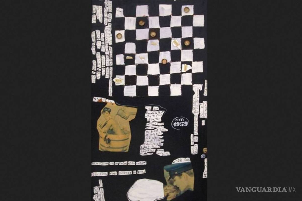 Anciana confunde obra de arte con un crucigrama común