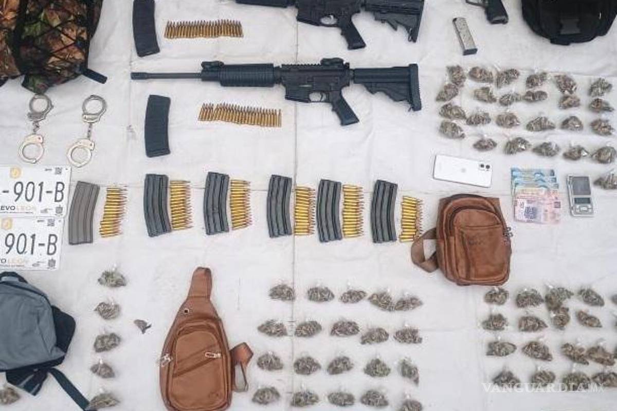 $!Detienen en Juárez, Nuevo León, a ocho sicarios, entre ellos un menor de edad