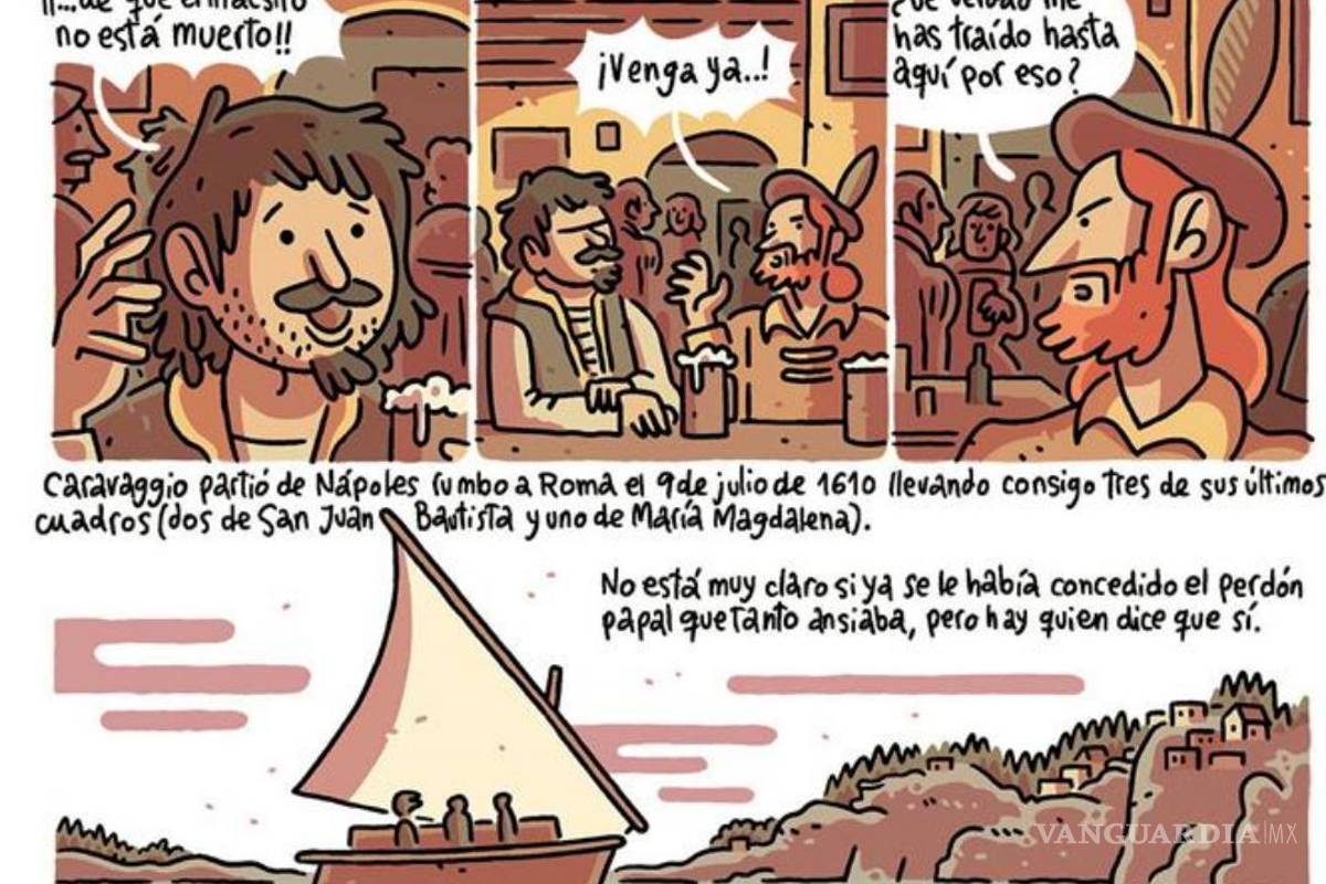 Caravaggio y los pintores del norte saltan del lienzo a la viñeta