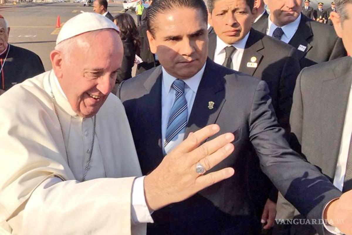 Papa, bienvenido a su casa: Silvano Aureoles