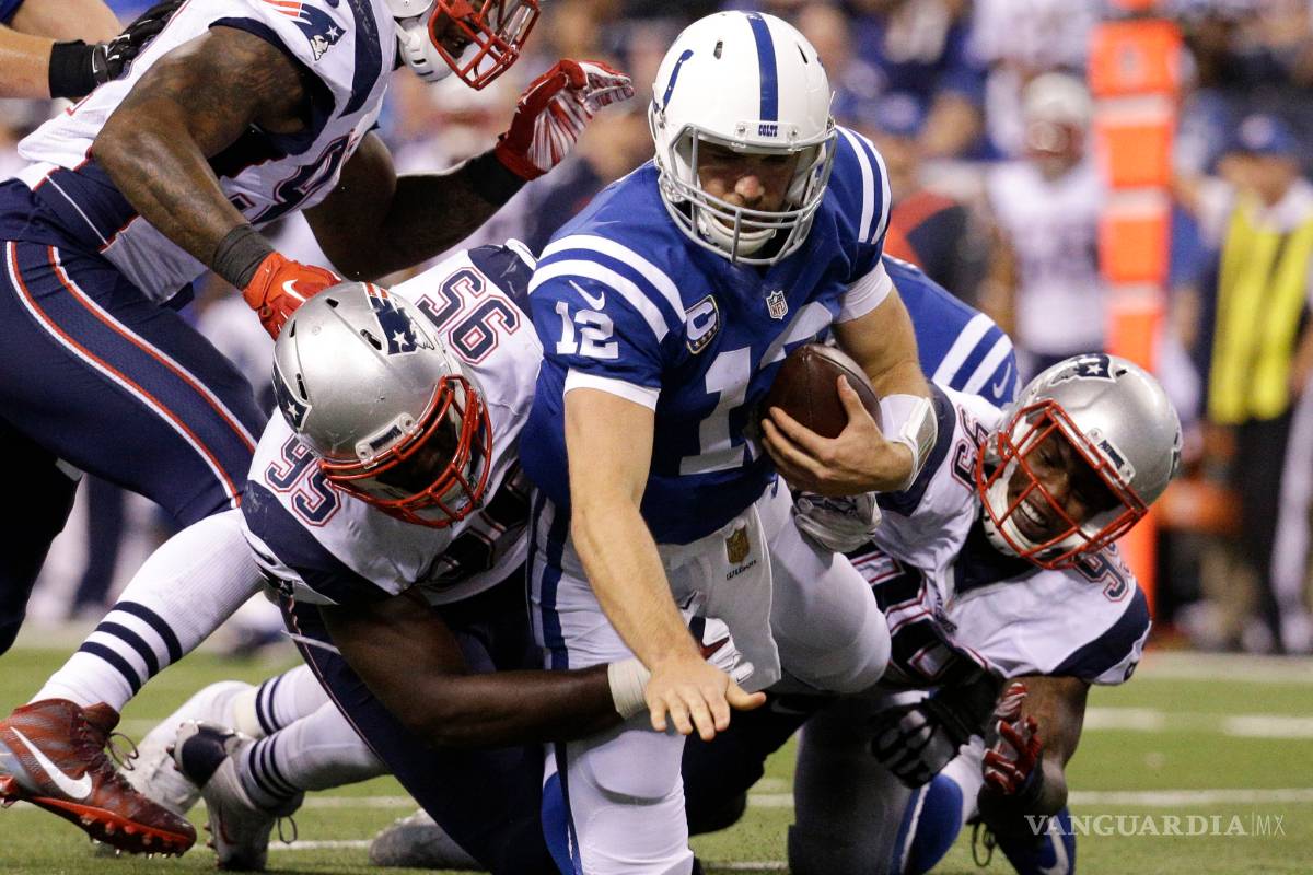 Una mala llamada de los coaches de Indianapolis encaminó el triunfo de los Patriots