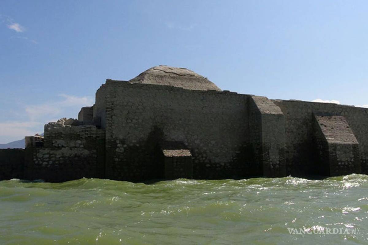 Debido a sequía, emergen ruinas templo dominico en el Istmo