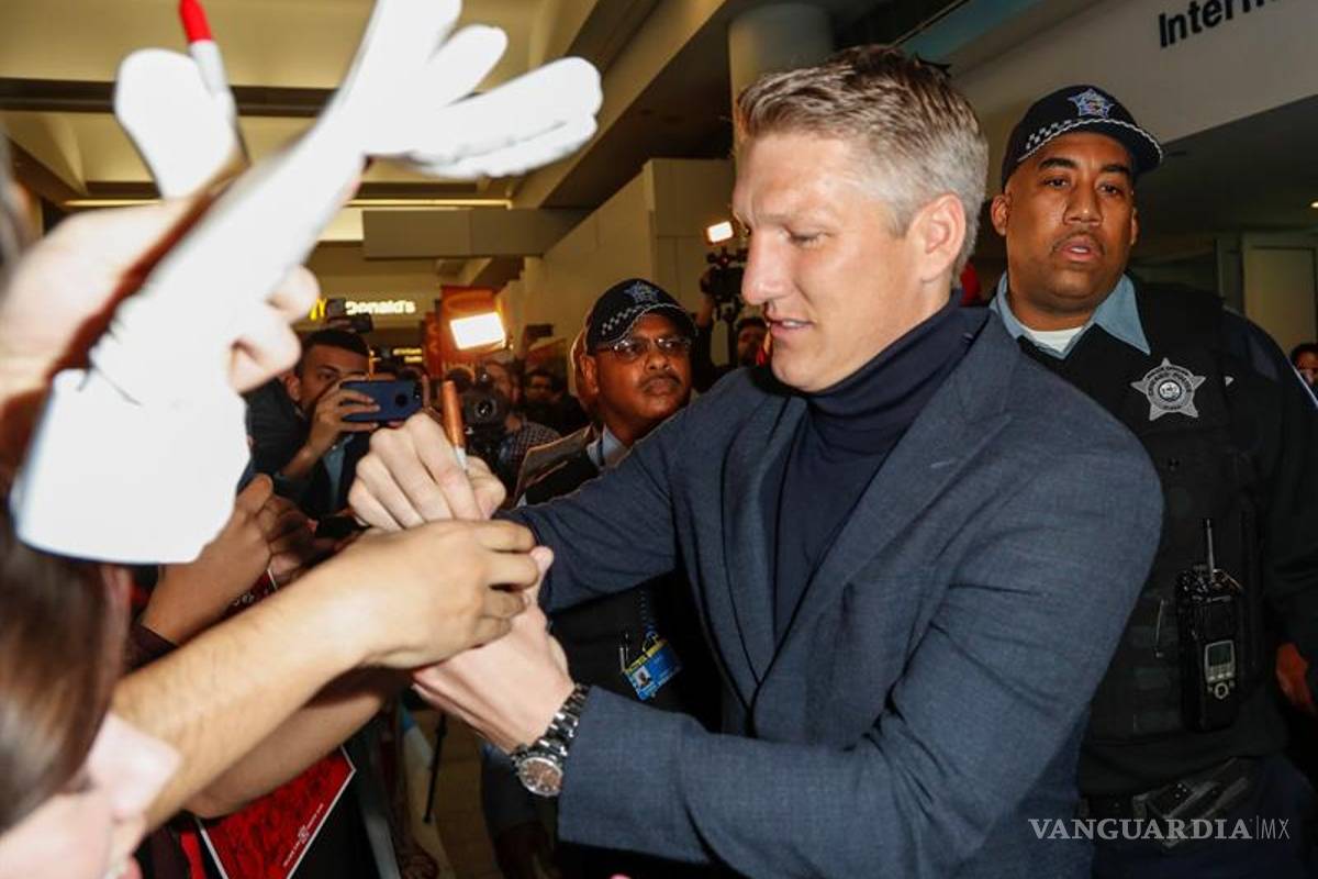 Bastian Schweinsteiger es recibido como un héroe en&nbsp;Chicago
