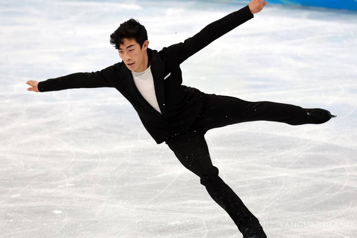 $!Nathan Chen de EU batió el récord mundial de puntuación en el programa corto de patinaje artístico en Pekín 2022. EFE/EPA/Fazry Ismail