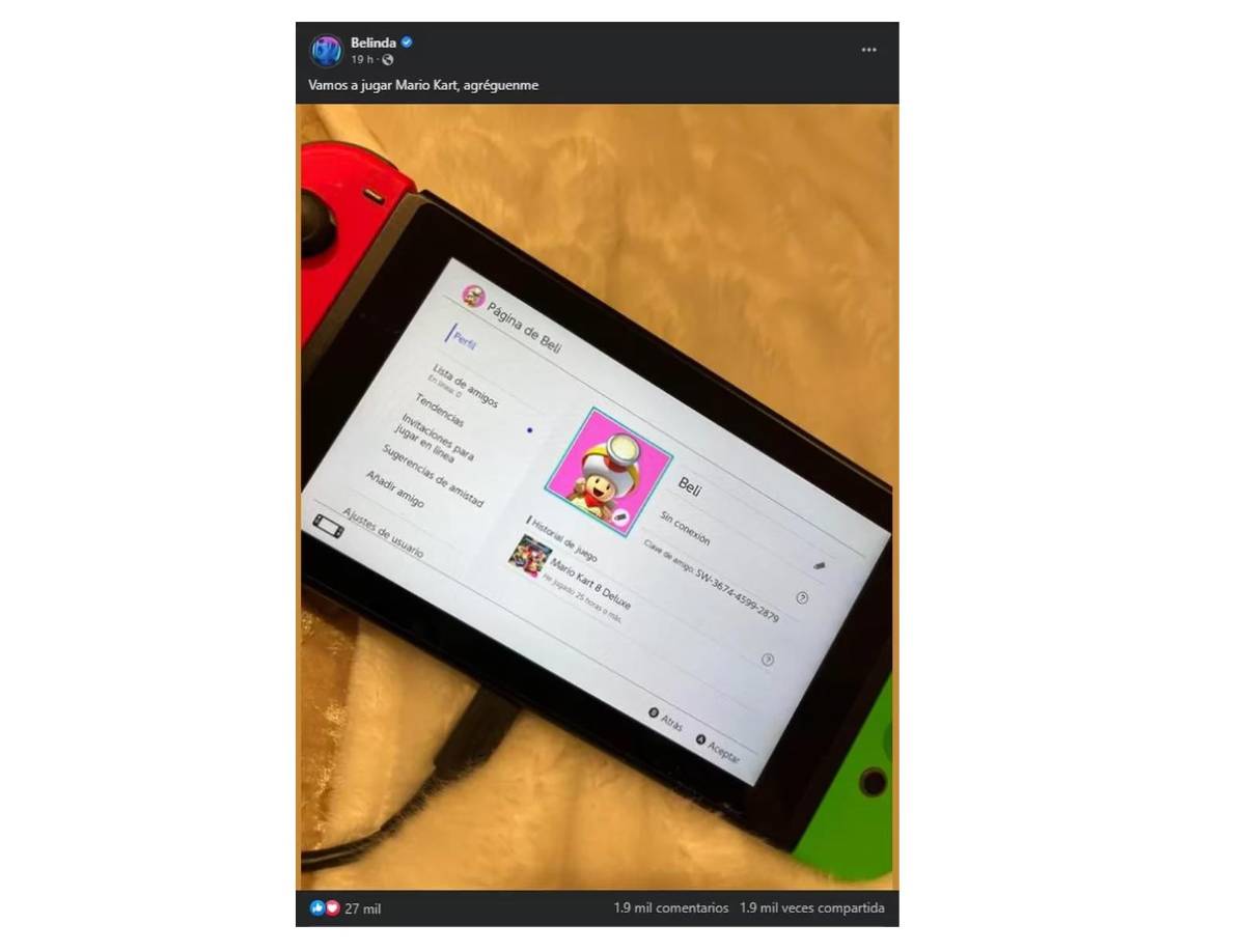 $!Ya podrás jugar con Belinda en Nintendo